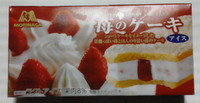 森永アイス 苺のケーキアイス